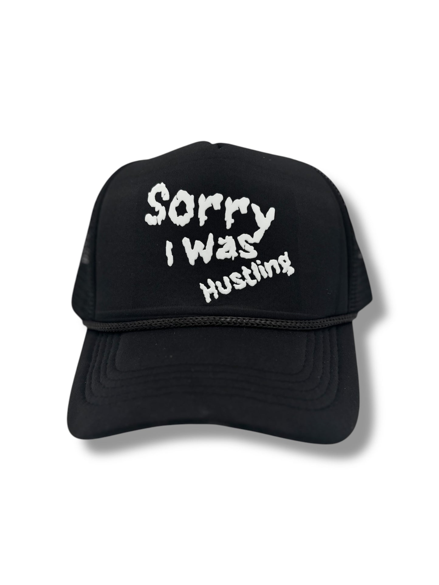 Sorry I Was Hustling Trucker Snapbacks